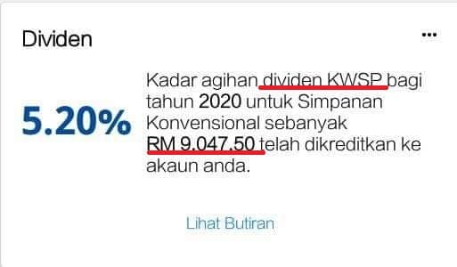 Pengumuman Terkini Tarikh Dividen Kwsp Tahun Untuk Tahun Kewangan